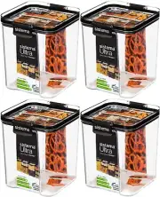 4 Pack Sistema Ultra Tritan Container 920ML Plastic Food Storage