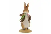 Beatrix Potter Peter Rabbit Miniature Figurine - Benjamin ate a Lettuce Leaf