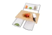 Extensible Bamboo Cutting Board Set