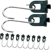 INOOMP 1 Set Greenhouse Growing Tool Twist Hooks Shaped Clips for Easy Plant Hanging for Outdoor Gardens and Greenhouses No Tools Required for Vegetables Fruits