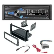 Single Din Bluetooth Car Stereo AM/FM Radio & kit for 2007-2013 JEEP Wrangler JK