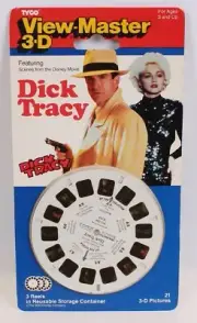 Vintage View-Master Dick Tracy 3-D reels