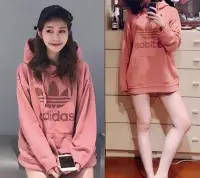 在飛比找Yahoo!奇摩拍賣優惠-～MAK運動服飾～ Adidas 愛迪達連帽衛衣女 春秋季 