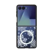 Galaxy Z Flip7 Impact Magnetic Case Snow flakes