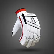 Heega Choice of Champion Powerbow Genuine Leather Cricket Batting Gloves (Right) | Light Weight | Extreme Comfort