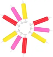 OKUMEYR 10pcs Portable Manual Balloon Air Pumps Lightweight Inflators for Weddings Parties Events Handheld and Balloon Inflation Random Style