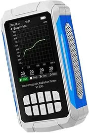 Radiation Detector TFT Color Display 5 in 1 Dosimeter for Industrial Facilities (White)