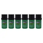 Faberge Brut by Faberge Co. for Men - 2.5 oz Deodorant Stick - Pack of 6