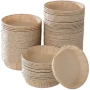 100 Pcs Mini Tart Pans For Baking Round Bottom Small Pie Pans Oven Microwave Safe Baking Cups As Shown