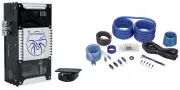 Soundstream TXP1.3500D 3500 Watt Mono 1-Ohm Car Stereo Amplifier+Amp Kit