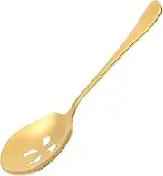 BIUDECO Stainless Steel Colander Serving Spoon Slotted Spoon Banquet Cooking Tableware