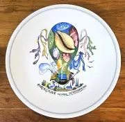 Villeroy & Boch Le Ballon Plate Jean Mercier Porcelaine flying over Luxembourg