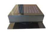 Solar Power Attic Ventilator Fan Roof Mount Built-In Humidistat Thermostat Vent