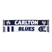Carlton Blues AFL Burley Sekem Defender Scarf! BNWT!