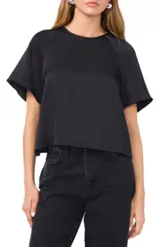 1.STATE Raglan Sleeve Top in Rich Black at Nordstrom, Size Small