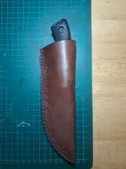 Ka-bar Becker Bk16 Leather Sheath, Knife Not Included.