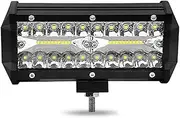 ALAGPNPMZH 7inch 120w LED Work Light Bar Flood Spot Car Driving Lights for Off Road Truck 4WD 4x4 UAZ Motorcycle Compatible with Ramp12V 24 Compatible with Vauto Fog Lamp Lamp Assembly(1pc)