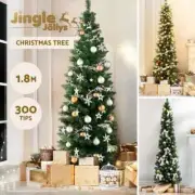 Jingle Jollys Christmas Tree 1.8M Xmas Trees Decorations 300 Tips