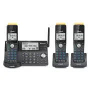 Super Long Range 3-Handset DECT 6.0 Cordless Phone for Home with Answering Machi