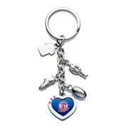 Sydney Roosters NRL Charm Keyring Key Ring With Logo Charms