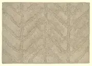NEW Sonoma Goods For Life® Textured Chevron Bath Rug - Linen - 24x38 - Cotton
