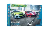 Scalextric C1433 Police Chase Slot Car Set BMW 330i Police Car Vs Corvette 1:32