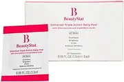 Triple Action One-Step Daily Exfoliating Peel Pad for Uneven Tone, Texture, Fine Lines, Enlarged Pores - Gentle Exfoliator Pad with AHAs, BHAs, Glucosamine to Brighten