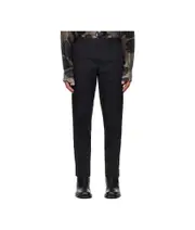 casual pants with belt loops EU48,EU52 black