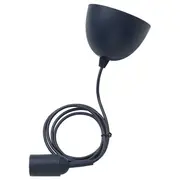 GRÅVACKA cord set for bulb, dark blue, 1.8 m