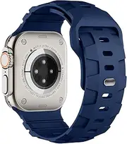 Synsing Ultra 2 Series 10 46mm Sport Band Compatible with Apple Watch Ultra 49mm 45mm 44mm 42mm for Men, 26mm Ultra Wide Silicone Wristband Waterproof Strap for iWatch Series Ultra 9 8 7 6 5 4 SE