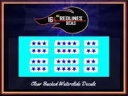 1/64 Redline "Olds 442 Stars & Stripes" Replica Decal SCR-0383