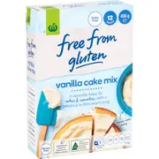 Woolworths Free From Gluten Vanilla Cake Mix 430g