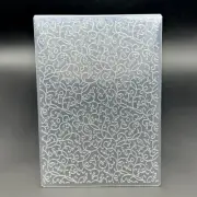 3D Plastic Embossing Folder Template Dream Grass Pattern Texture 5X7 Inch for Ca