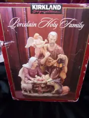 Kirkland Signature Porcelain Holy Family Christmas Nativity Figurine #672655