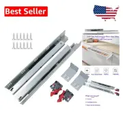 Premium 18" Soft Close Drawer Slides - Full Extension & Easy Install - 6Pairs