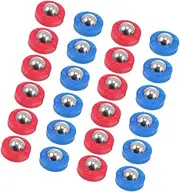 OHPHCALL Plastic Shuffleboard Pucks 32pcs Kit for Shuffleboard Table Sliding Beads Game Supplies