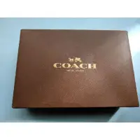 在飛比找蝦皮購物優惠-COACH 紙盒 拉鏈雙層中夾適用 美國專櫃正品 無皮夾