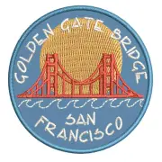 Golden Gate Bridge San Francisco Souvenir Patch Embroidered Iron-on Applique