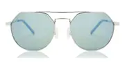 Serengeti Shelby Polarized SS533004 Men's Sunglasses Silver Size 54