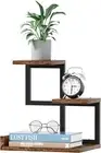 Wood Desktop Shelf - Freestanding Small Bookshelf Desk Hutch Supplies Organiz...