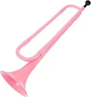 ULDIGI B-flat Plastic Trumpet Boys and Girls Trumpet Toy Teen Instrument Music Instrument for Beginners Sound