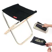 Ultralight Camping Stool Collapsible Stool Portable Folding Stool for Adults Fishing Outdoor Hiking Gardening Backpacking Travelling Walking with Carry Bag,Met