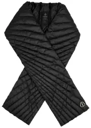 Rick Owens X Moncler Radiance Quilted Shell Scarf - Black ONE SIZE