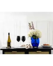 Barski Barrel 10in Cobalt Blue Vase