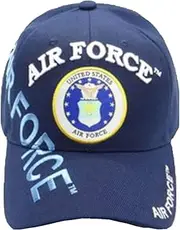 [First Military Choice] Air Force Emblem Air Force Shadow Military Cap Navy, Navy, One Size