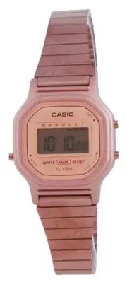 Casio Vintage Digital Alarm Calendar Stopwatch Timer LA-11WR-5A WR Ladies Watch