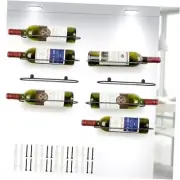 Wall Mounted Wine Rack: Metal Wall Wine Bottle Holder - for Wine Cellar Home 8