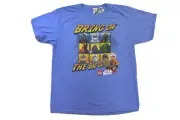 LEGO Star Wars Mens Bring On The Bad Guys Empire Characters Blue Shirt NWT L, XL