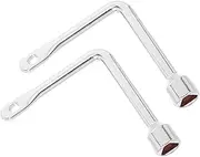 HOMOCONO 2 Pcs Zinc Alloy Triangle Wrench Key for Electrical Cabinets Elevators Water Meters Valves Compatibility Tool for Industrial Maintenance