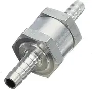 One Way 6/8/10/12/14/16mm 6 Size Valves Aluminium Alloy Fuel Non Return Check Valve One Way Fit Carburettor Wholesale Price (Size : 6mm)